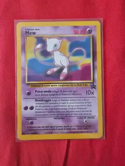 MEW PROMO 8 BLACK STAR CARTA POKEMON ITA RARA - Image 1