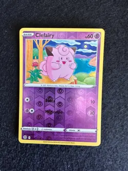 CLEFAIRY 053/172 REVERSE HOLO ASTRI LUCENTI SPADA E SCUDO CARTA POKEMON ITA - Image 1