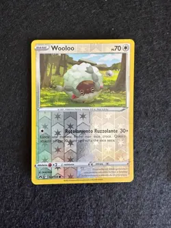 WOOLOO 121/159 REVERSE ZENIT REGALE SPADA E SCUDO CARTA POKEMON ITA - Image 1