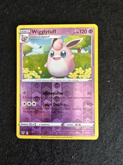 WIGGLYTUFF 068/189 REVERSE HOLO FIAMME OSCURE SPADA E SCUDO CARTA POKEMON ITA - Image 1