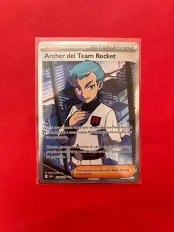 ARCHER DEL TEAM ROCKET 223/182 RIVALI PREDESTINATI DRI CARTA POKEMON ITA RARA - Image 1