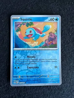 SQUIRTLE 007/165 REVERSE MEW 151 CARTA POKEMON ITA MINT - Image 1