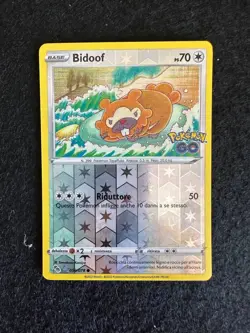 BIDOOF 059/078 REVERSE POKEMON GO SPADA E SCUDO CARTA POKEMON ITA - Image 1