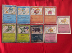 LOTTO 10 PROMO DESTINO DI PALDEA BABY SHINY CARTA POKEMON ITA RARA MINT - Image 1