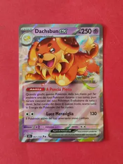 DACHSBUN EX 067/142 CORONA ASTRALE SCR CARTA POKEMON ITA RARA MINT - Image 1