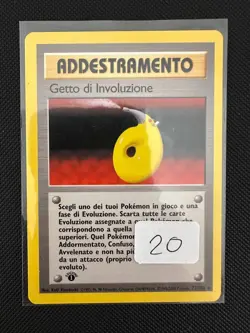GETTO DI INVOLUZIONE 72/102 PRIMA 1 EDIZIONE SET BASE CARTA POKEMON ITA - Image 1