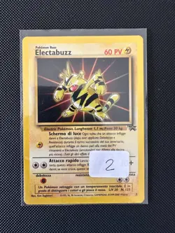 ELECTABUZZ BLACK STAR PROMO 2 CARTA POKEMON ITA - Image 1