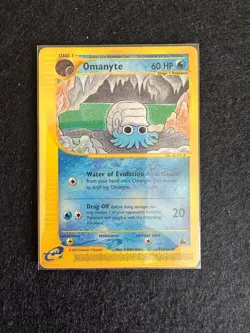 OMANYTE 41/144 SKYRIDGE CARTA POKEMON OLD INGLESE ENG - Image 1