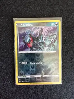 DARKRAI 167/264 REVERSE HOLO COLPO FUSIONE SPADA E SCUDO CARTA POKEMON ITA - Image 1