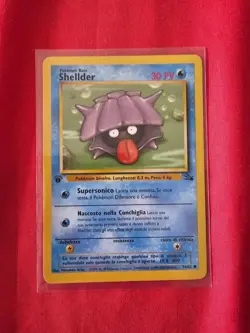 SHELLDER 54/62 FOSSIL PRIMA EDIZIONE CARTA POKEMON ITA COMUNE - Image 1