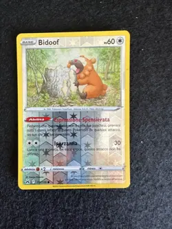 BIDOOF 111/159 REVERSE ZENIT REGALE SPADA E SCUDO CARTA POKEMON ITA - Image 1
