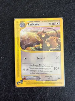 RATICATE 89/144 SKYRIDGE CARTA POKEMON OLD INGLESE ENG - Image 1