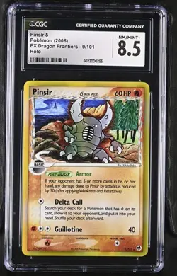 Pinsir Holo - EX Dragon Frontiers - 9/101 - CGC 8.5 - Pokemon TCG 2006 - Image 1