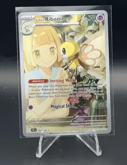 Lillie's Ribombee 164/159 Pokemon TCG S&V Journey Together Illustration Rare - Image 1
