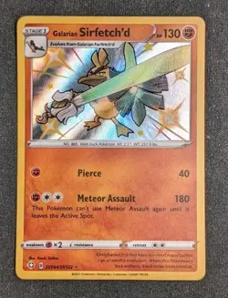 Galarian Sirfetch'd - SV064/SV122 - Pokemon Shining Fates Sword Shield Shiny NM - Image 1