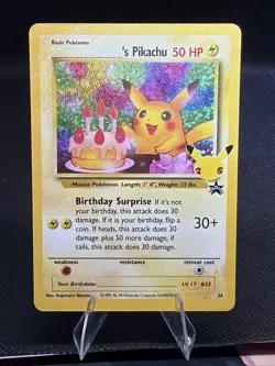 Pokemon TCG Celebrations Birthday Pikachu #24 - Image 1