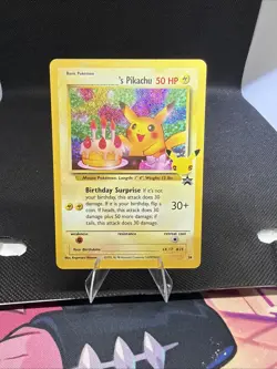 Pokemon TCG Celebrations Birthday Pikachu #24 - Image 2
