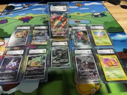 Pokemon TCG Slabs 10 Graded Cards - Image 1