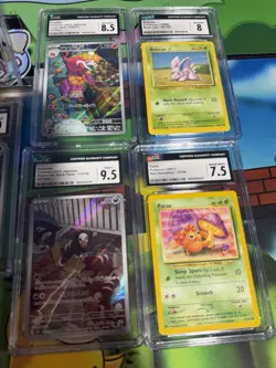 Pokemon TCG Slabs 10 Graded Cards - Image 2