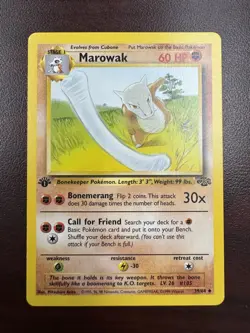 Marowak 39/64 1st Edition Jungle - WOTC Pokemon Card LP- - Image 1