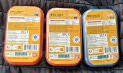 All 3 Art Tins! ONE PIECE CARD - TIN 2 PACK SET VOL. 2 TS-02, OP13 SEALED - Image 2