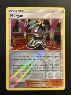 Morgan 149/181 Reverse Holo S&M Team Up Pokemon TCG Card NM - Image 1