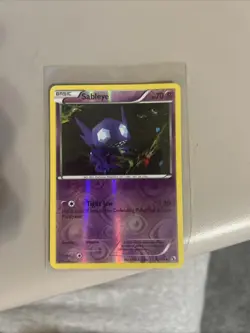 Pokemon Sableye Reverse Holo Card Legendary Treasures Series 61/113 - Image 1