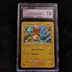 Pokemon Raichu 009/034 Trading Card Game Classic Holo CGC 10 - Image 1