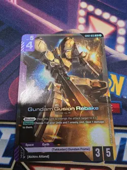 Gundam Gusion Rebake - GD02-055 LR - Gundam Card Game - Dual Impact - English - Image 1