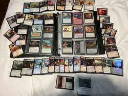 MTG Binder Variety Of Magic The Gathering Cards - Vintage -Onward!+ Mythic/rare! - Image 3