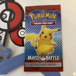 Pokemon McDonald's 2022 & 2023 Match Battle Booster Packs 3 packs (2 sealed) - Image 5