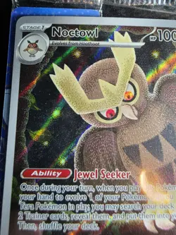 Noctowl Pokemon Center PC ETB Promo SVP141 Stellar Crown SEALED! - Image 2