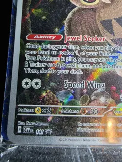 Noctowl Pokemon Center PC ETB Promo SVP141 Stellar Crown SEALED! - Image 4