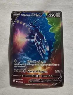 Pokemon TCG Origin Forme Dialga v Alternate Full Art, 177/189 - NM - Image 1