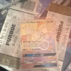 Pokemon Mr. Mime GX 117/168 Sm-Celestial Storm Full Art Holo Ultra Rare 150 HP - Image 1