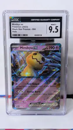 Pokemon TCG Mimikyu ex 004 S&V Black Star Promo CGC 9.5 Mint+ - Image 1