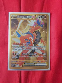 KORAIDON EX GOLD 254/198 SCARLATTO E VIOLETTO CARTA POKEMON ITA RARA MINT - Image 1