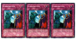 Yugioh- 3X Conscription - Common - 1st Edition - CRV-EN058 - Near Mint - Image 1