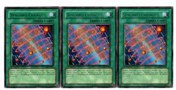 Yugioh- 3X Synchro Change - Rare - 1st Edition - CRMS-EN089 - Near Mint - Image 1