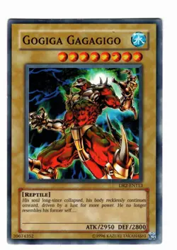 Yugioh- 1X Gogiga Gagagigo - Common - Unlimited - DR2-EN113 - Light Play - Image 1