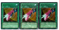 Yugioh- 3X Spark Blaster - Rare - Unlimited - CRV-EN047 - Light Play - Image 1