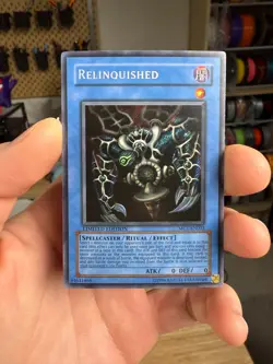Yugioh Relinquished Secret Rare MC1-EN003 Lightly Played - Image 1