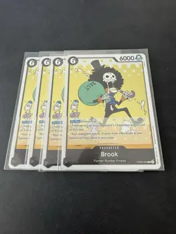 One Piece English 4x Playset Rare of OP06-092 Brook - Image 1
