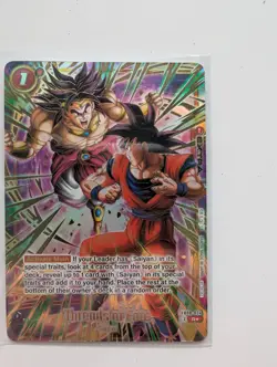 Dragon Ball Fusion World Ultimate Battle Top 8 Prize Card Threads Of Fate - Image 1