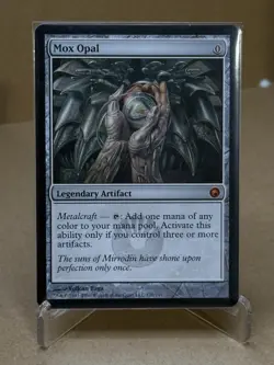 Magic: The Gathering Mox Opal Legendary Artifact Mythic Scars of Mirrodin Card - Image 1