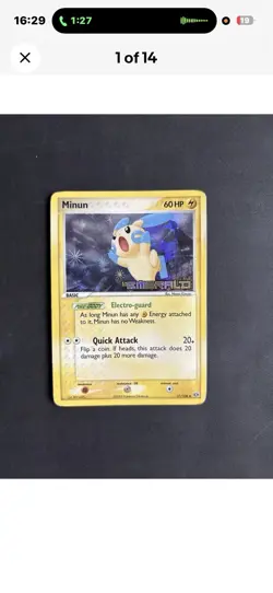 Pokemon TCG Minun & Plusle Bundle 9 Cards Reverse, Holo & Non Holo Private Listn - Image 1