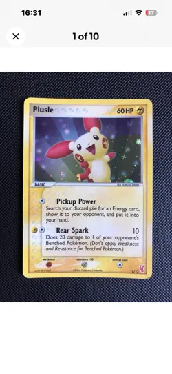 Pokemon TCG Minun & Plusle Bundle 9 Cards Reverse, Holo & Non Holo Private Listn - Image 3