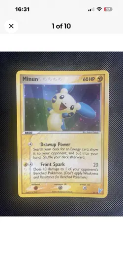 Pokemon TCG Minun & Plusle Bundle 9 Cards Reverse, Holo & Non Holo Private Listn - Image 5