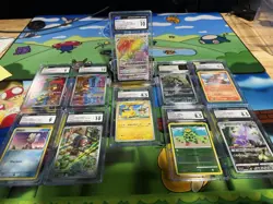 Pokemon TCG Slabs 10 Graded Cards - Image 1