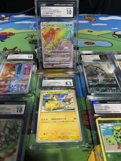 Pokemon TCG Slabs 10 Graded Cards - Image 3
